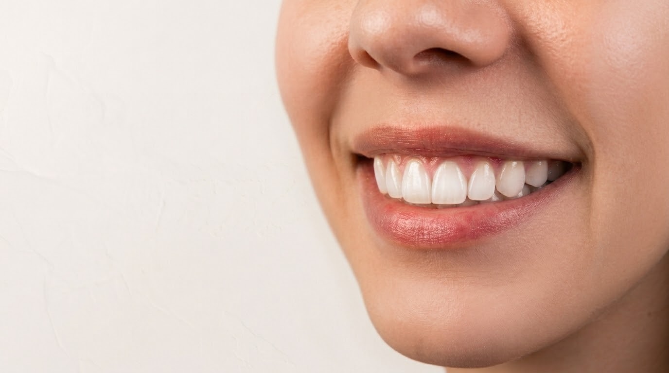 Sorriso natural com facetas em resina composta